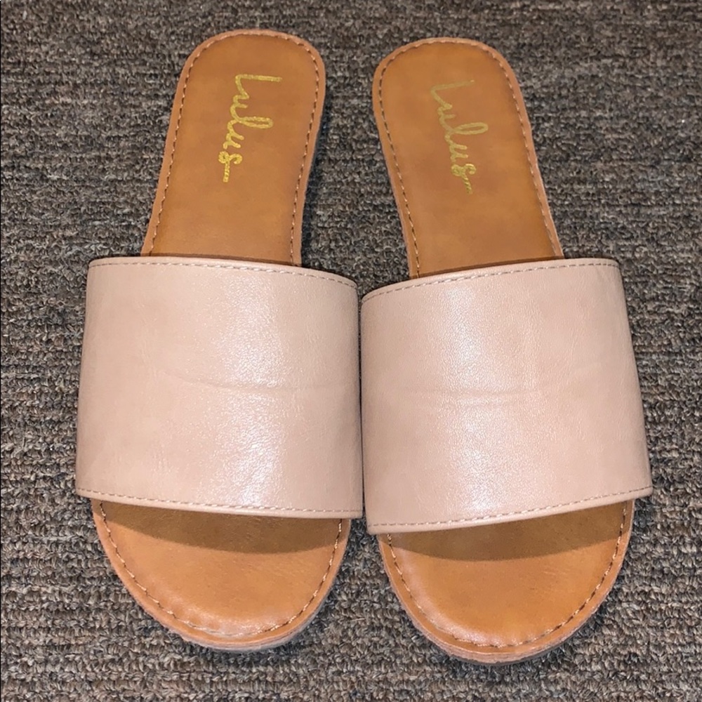 Tan sandals